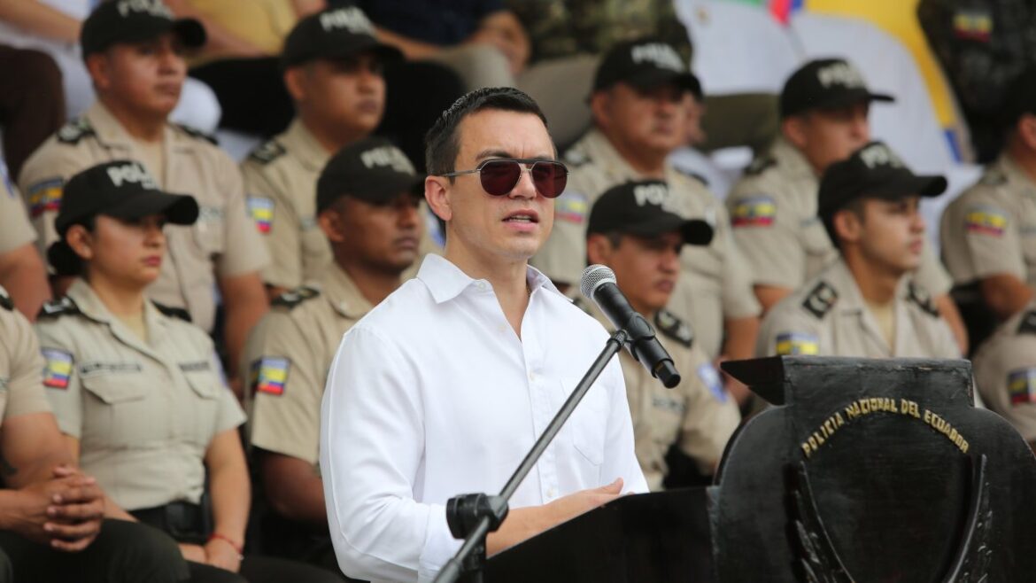 Ecuador President Daniel Noboa addresses national security and counterdrug cooperation efforts