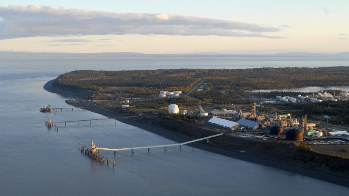 Map of Alaska highlighting its strategic location, surrounded by the Arctic and Northwest Pacific, with emphasis on its growing geostrategic importance to the U.S.-Japan alliance.