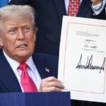 President Trump signing the One Big Beautiful Bill Act (OBBBA) into law