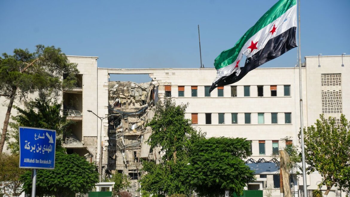 Smoke rises over Damascus after Israeli airstrikes on July 16, 2025, following sectarian violence in southern Syria.