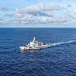 China maritime militia vessels at Mischief Reef Meiji Jiao in South China Sea 2025 satellite view from AMTI CSIS report